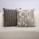 Influence Pillow - Ebony, 22" x 22"