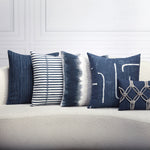 Instinct Pillow - Denim, 20" x 20"