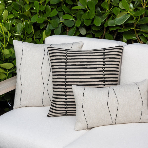 Sincerity Pillow - Ebony, 2 Sizes