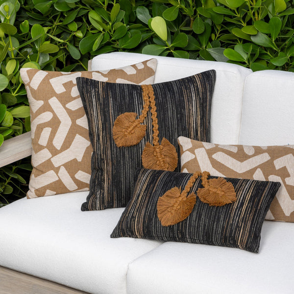 Fascination Lumbar Pillow - Caramel, 12" x 20"