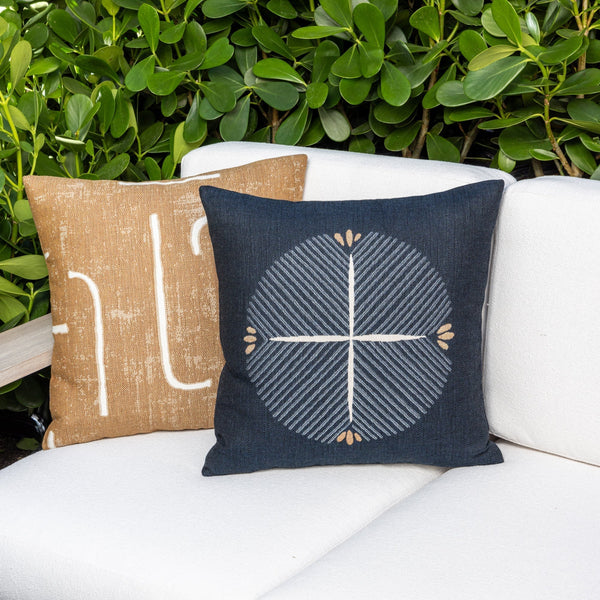 Instinct Pillow - Caramel, 20" x 20"