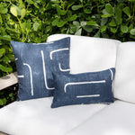 Instinct Pillow - Denim, 20" x 20"