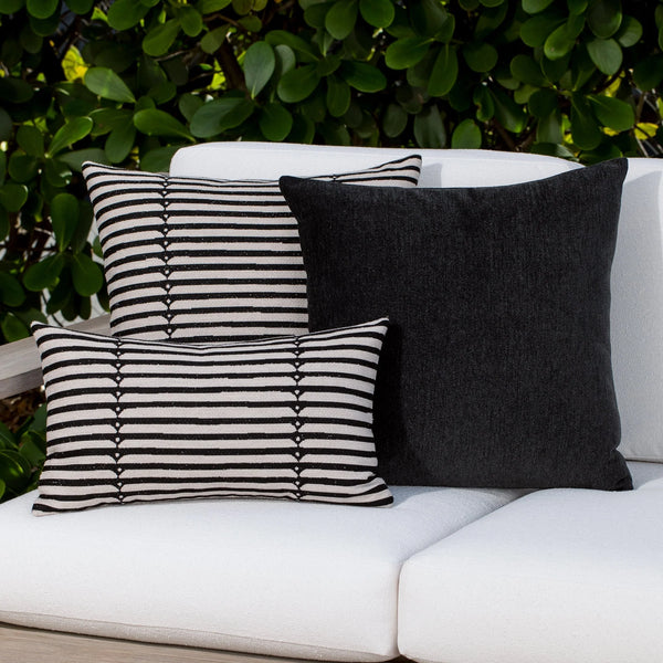 Sincerity Pillow - Ebony, 2 Sizes