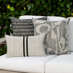 Influence Pillow - Ebony, 22" x 22"