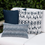 Progress Lumbar Pillow - Indigo, 12" x 20"