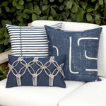 Sincerity Pillow - Denim, 2 Sizes