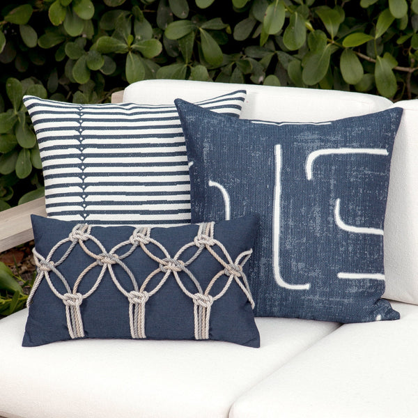 Sincerity Pillow - Denim, 2 Sizes