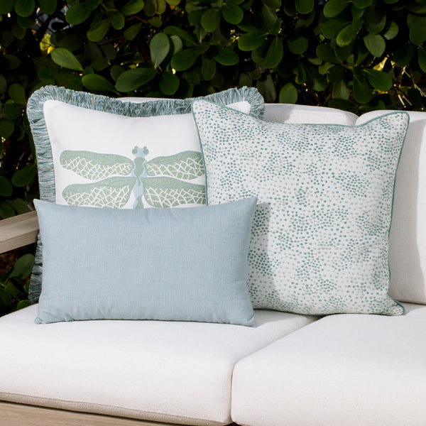 Essentials Lumbar Pillow - Solid Dew, 12" x 20"