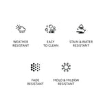 Essentials Pillow - Solid Dew, 20" x 20"