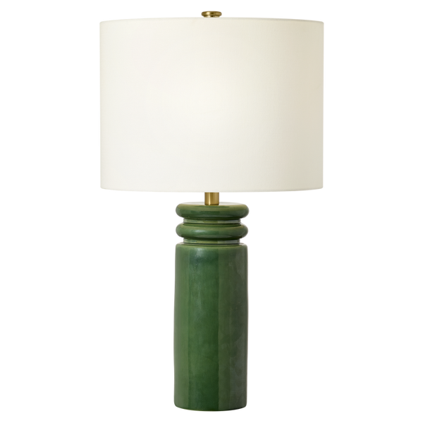Feikudo Medium Table Lamp, Glossy Light Green
