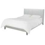 Light Grey Bed, King & Queen