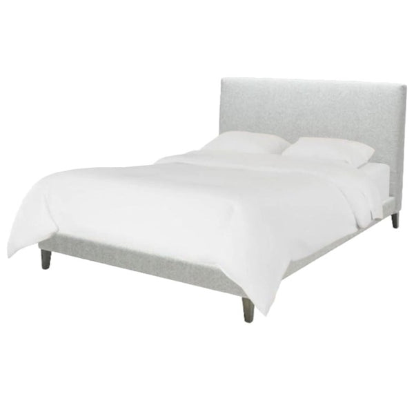 Light Grey Bed, King & Queen