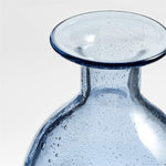 Eider Bud Vase - Light Blue Glass, 5"