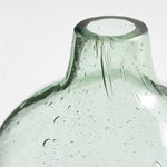 Eider Bud Vase - Smoke Green Glass, 3"