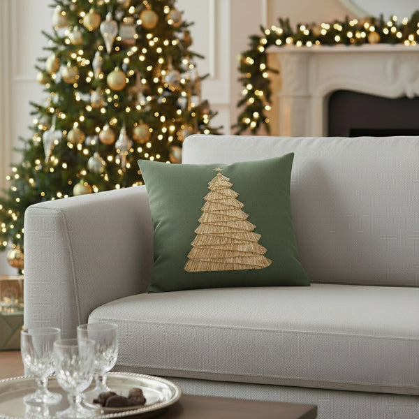 Fraser Fir Pillow - Fern, 20" x 20"