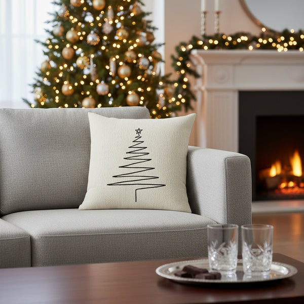 Silent Night Pillow - Crema, 20" x 20"