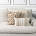Axis Lumbar Pillow - Travertine, 12" x 20"