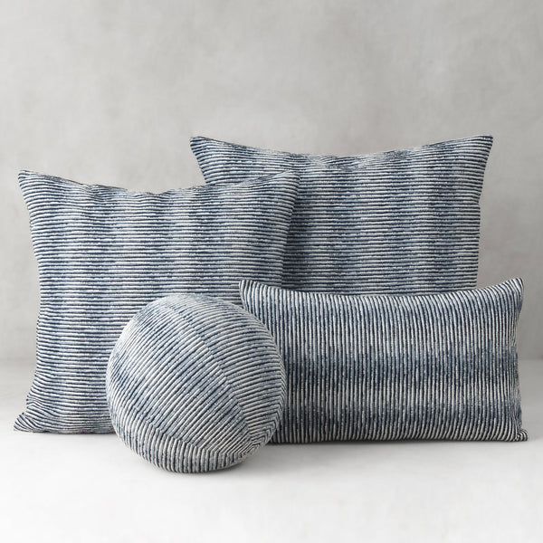 Progress Lumbar Pillow - Indigo, 12" x 20"