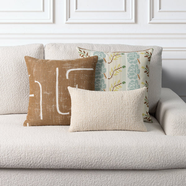 Instinct Pillow - Caramel, 20" x 20"