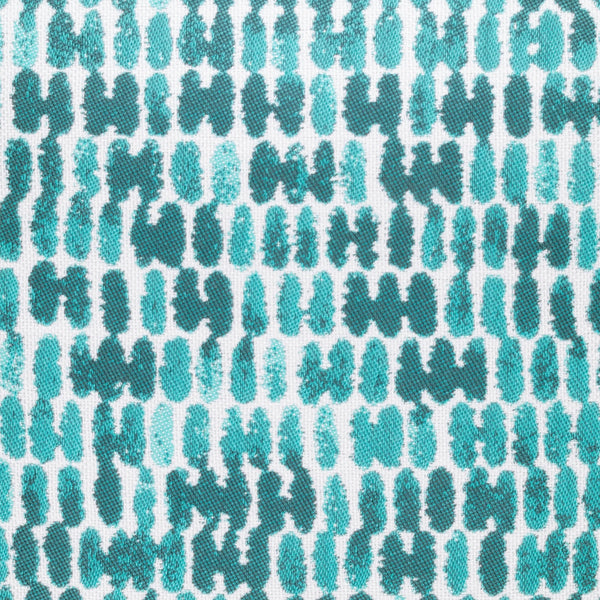Thumbprint Lumbar Pillow - Aruba, 12" x 20"
