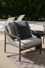 Enjoy Occasional Arm Chair, Bronze Aluminum