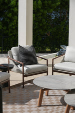 Enjoy Occasional Arm Chair, Bronze Aluminum