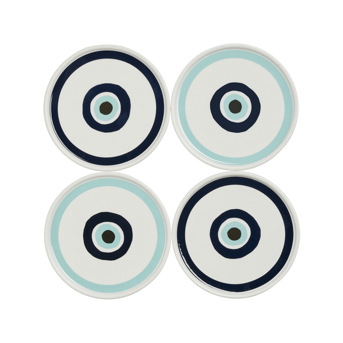 Evil Eye Coasters, Set of 4