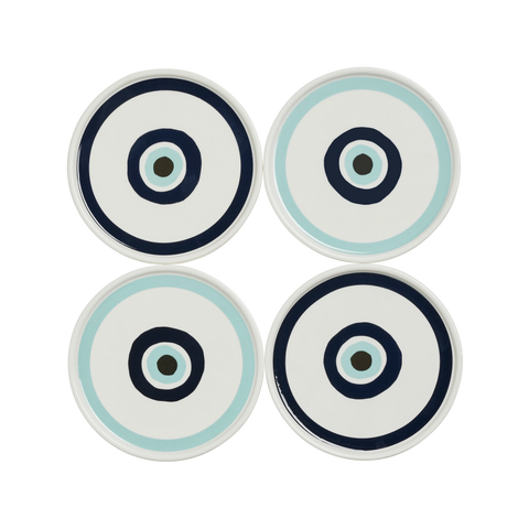 Evil Eye Coasters, Set of 4