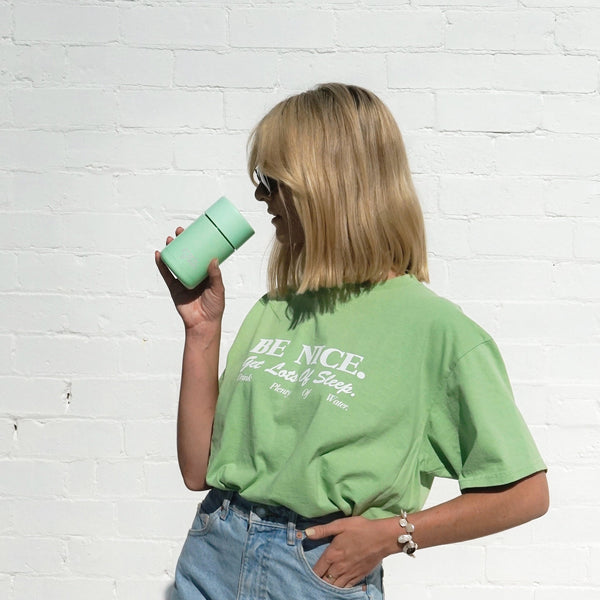 Ceramic Reusable Cup 12oz, Mint Gelato
