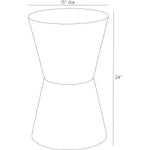 Costello Accent Table, 15"Dia, x 24"H