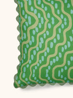 Rushes Apple Pillow, 24" x 24"