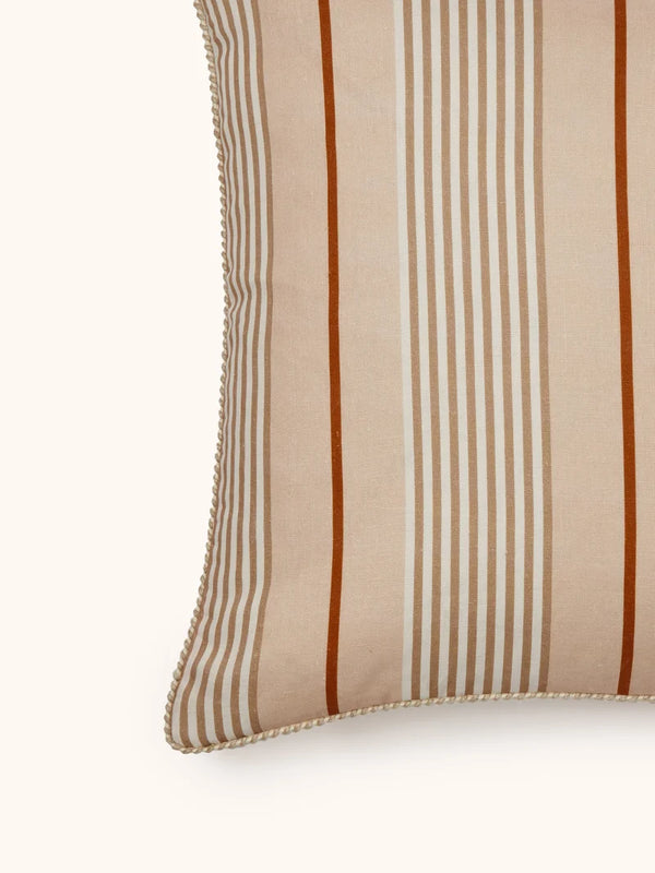 Club Stripe Pearl Pillow, 24" x 24"