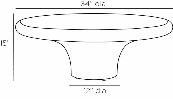 Zahara Coffee Table, Mojave