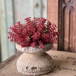 Bursting Astilbe Half Sphere, Sangria, 9"