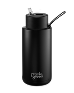 Ceramic Reusable Bottle 34oz, Midnight