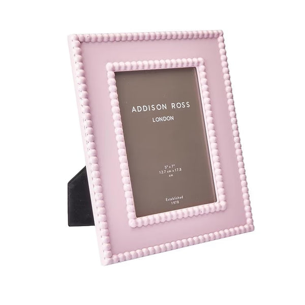 Pink Bobbin Lacquer Photo Frame, 5" x 7"