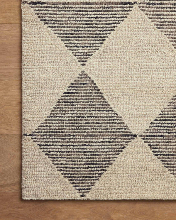 Francis- 01, CJ Beige / Charcoal, Chris Loves Julia x Loloi