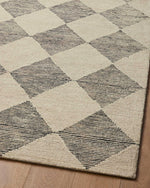 Francis- 01, CJ Beige / Charcoal, Chris Loves Julia x Loloi