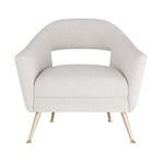 Weddington Chair, Polar Bouclé