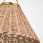 Whitby Grand Pendant, Burnished Brass, 30"Dia