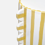 Betsy Stool, White/Lemon Ceramic, 14"