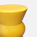 Teagan Outdoor Side Table, Lemon Ceramic