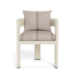 Victoria Dining Chair - Aluminum Bone/Bateau Cocoon