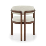 Fowler Dining Chair, Classic Walnut, Mystic Hemp Fabric