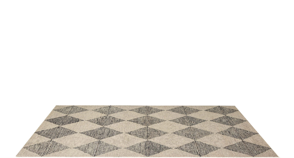 Francis- 01, CJ Beige / Charcoal, Chris Loves Julia x Loloi