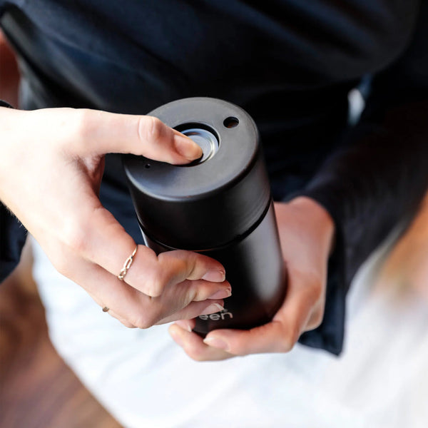Ceramic Reusable Cup 12oz, Midnight
