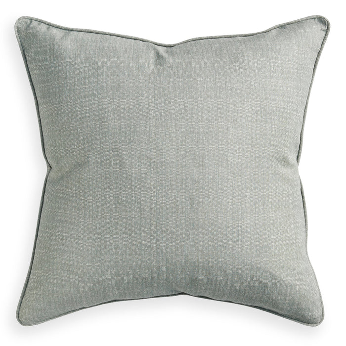Friuli Celadon Linen Cushion, 22" x 22"