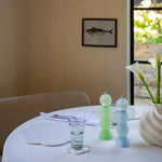 Frosty Bobbin Salt or Pepper Mill - Blue, 9.44"H