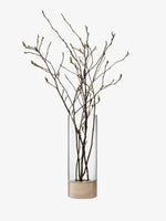 Lotta Vase/Lantern with Ash Base, 24.5"