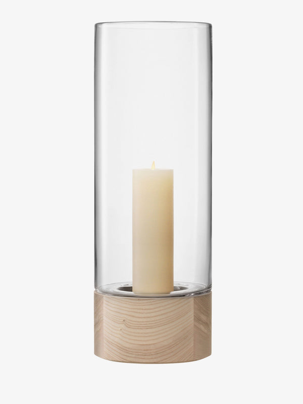 Lotta Vase/Lantern with Ash Base, 24.5"